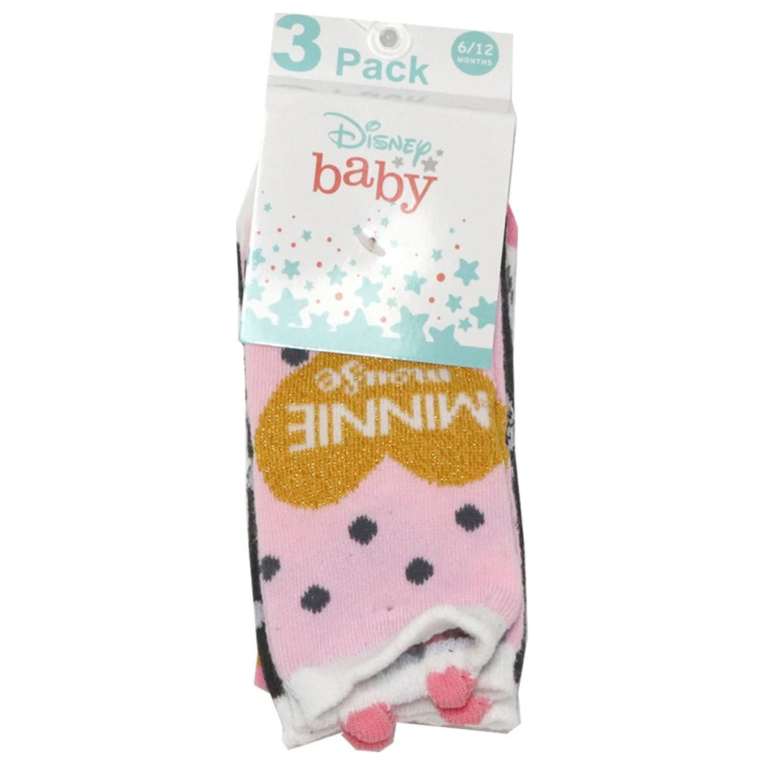 Disney Minnie Love Baby Sosete 6/12 Luni poza produsului
