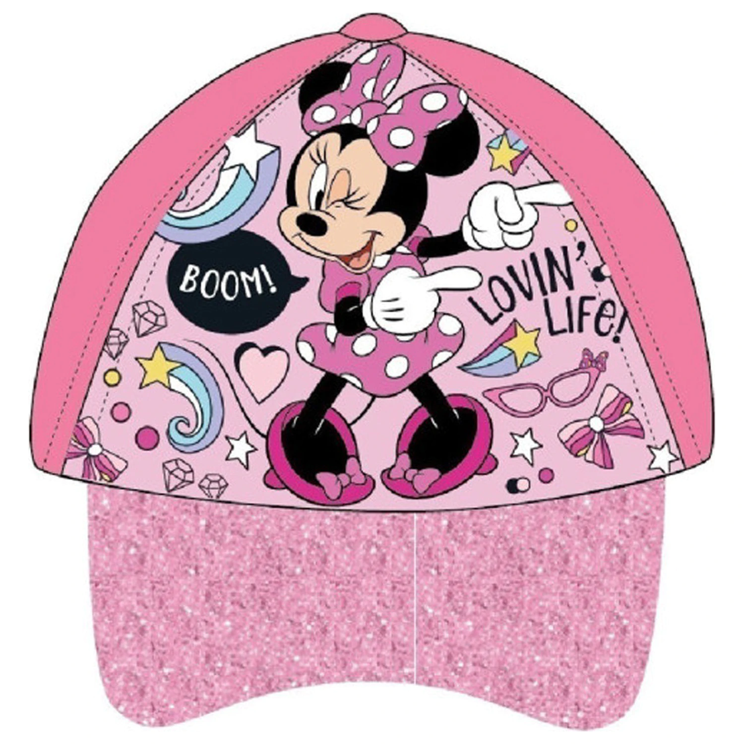 Disney Minnie Lovin' Life Light Pink sapca de baseball pentru copii 54 cm poza produsului