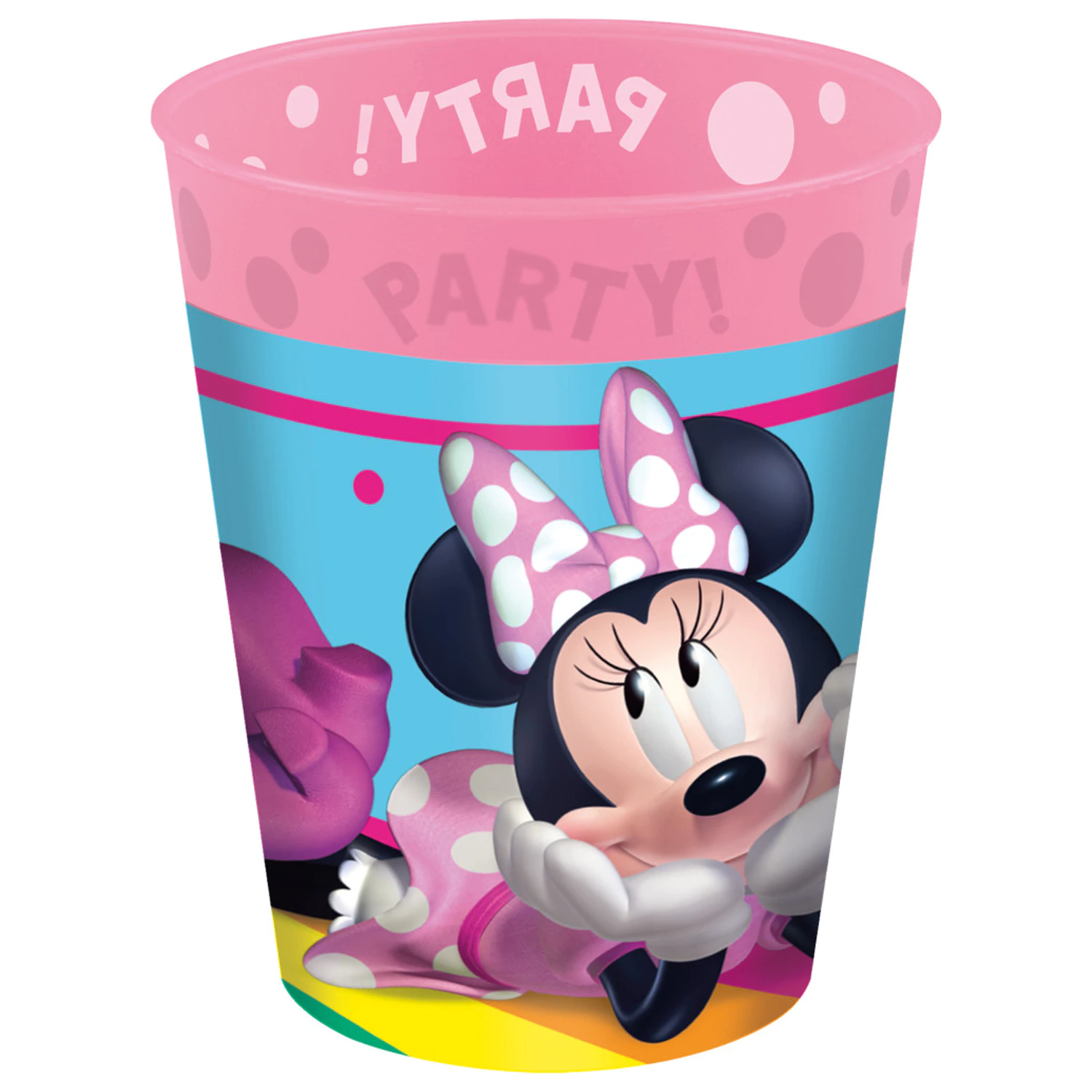 Disney Minnie Makes Me Smile micro premium set de 4 căni din plastic, 250 ml poza produsului