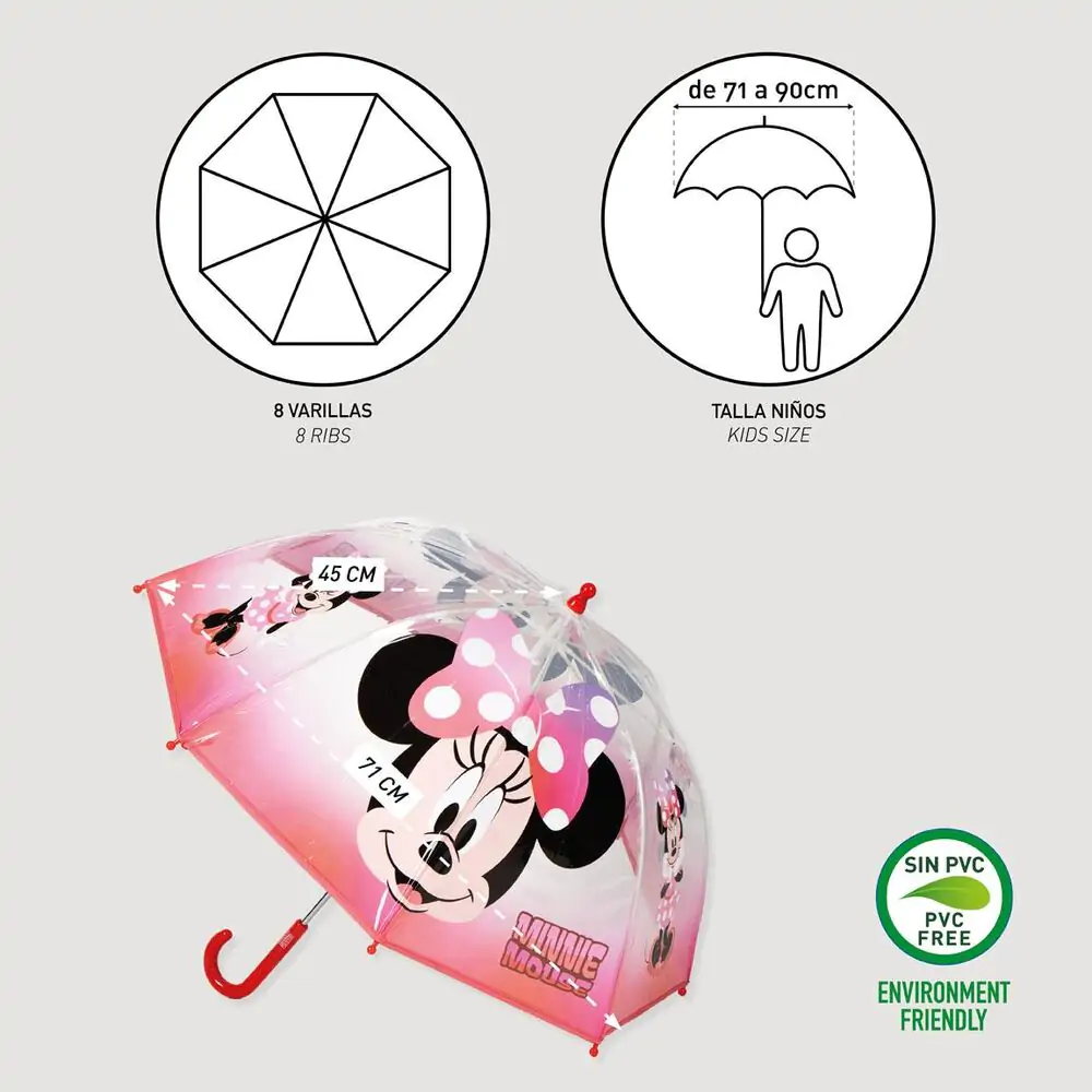 Umbrelă manuală cu bule Disney Minnie poza produsului