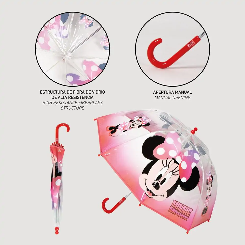 Umbrelă manuală cu bule Disney Minnie poza produsului