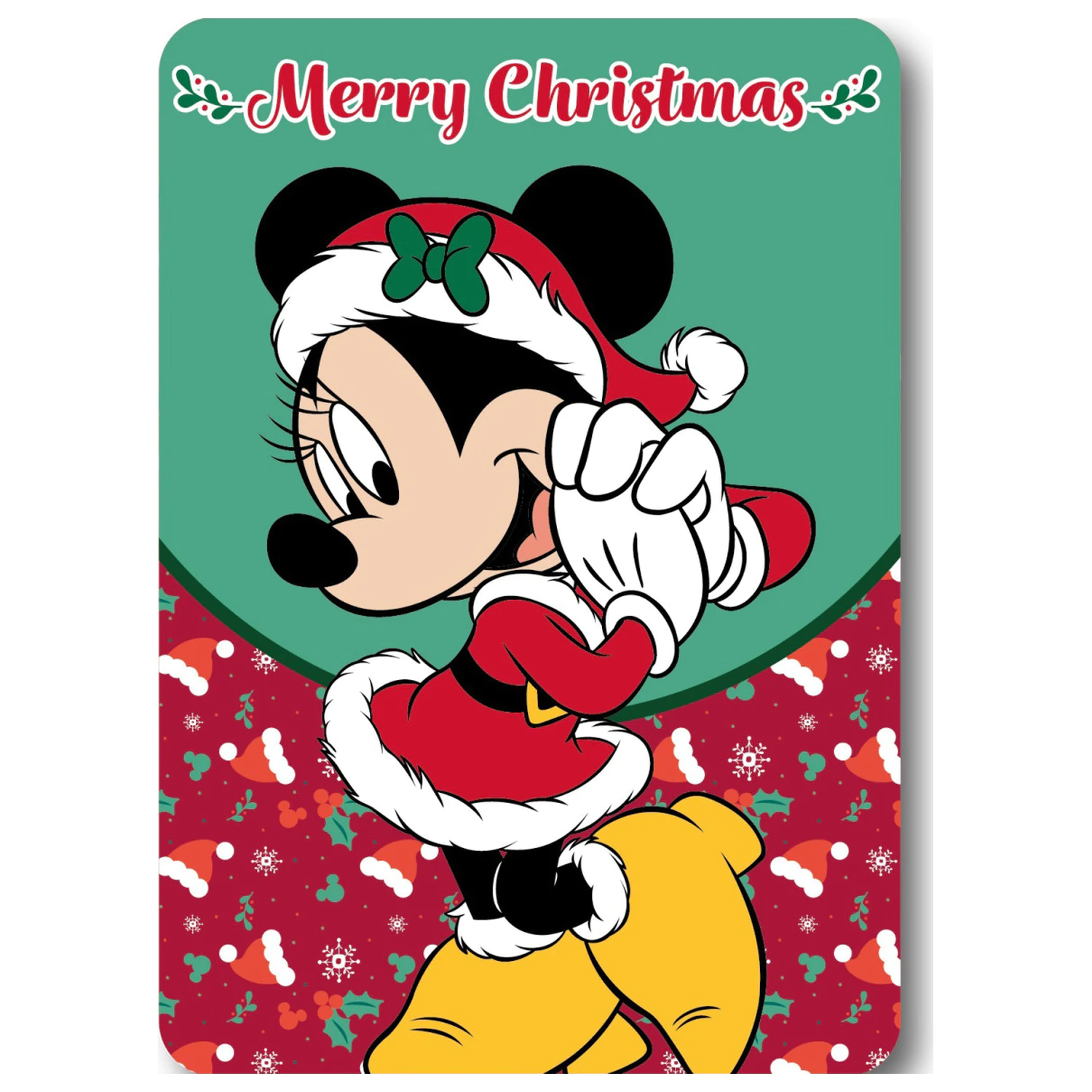 Disney Minnie Merry Moments Christmas Pătură Fleece poza produsului