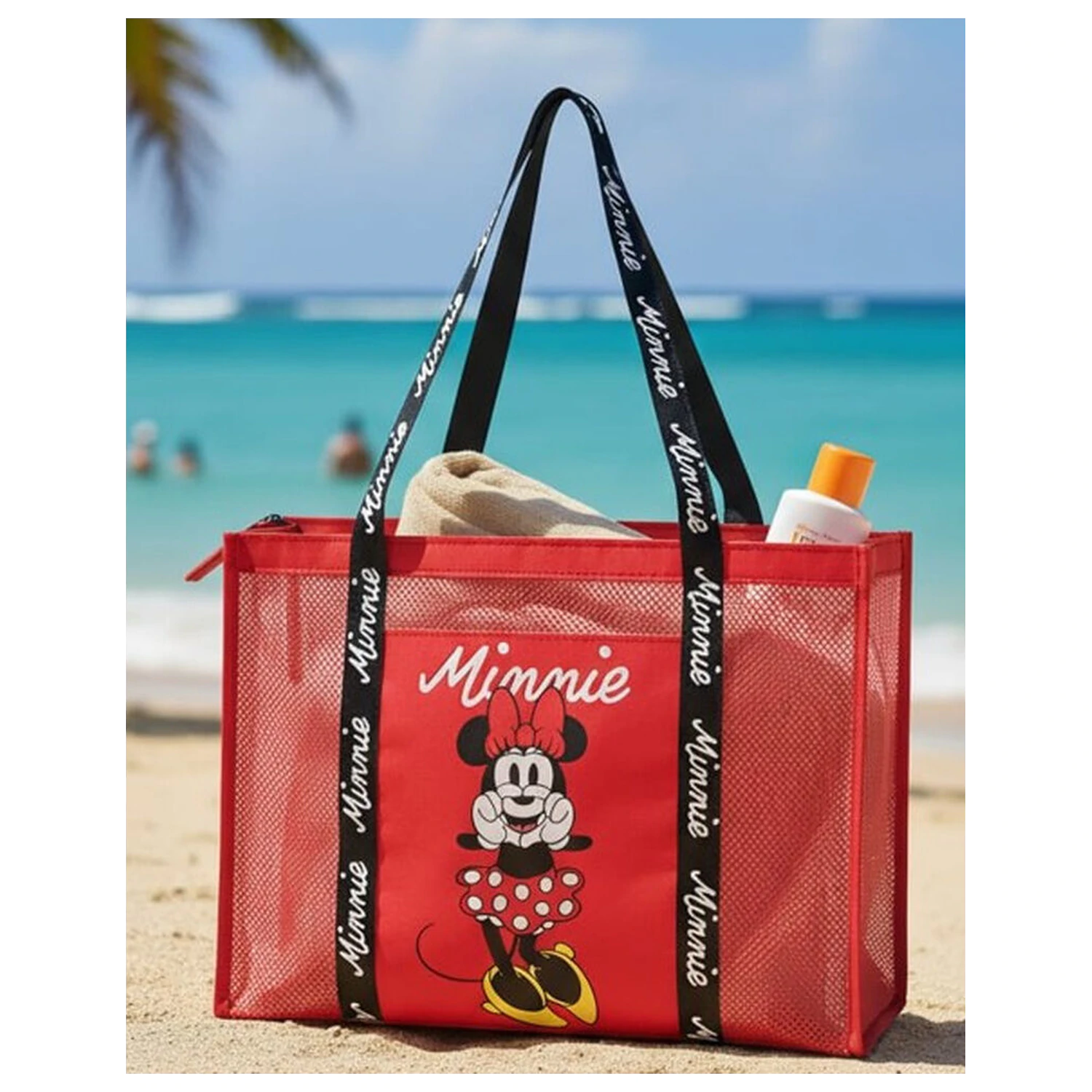 Geanta de plaja Disney Minnie mesh poza produsului