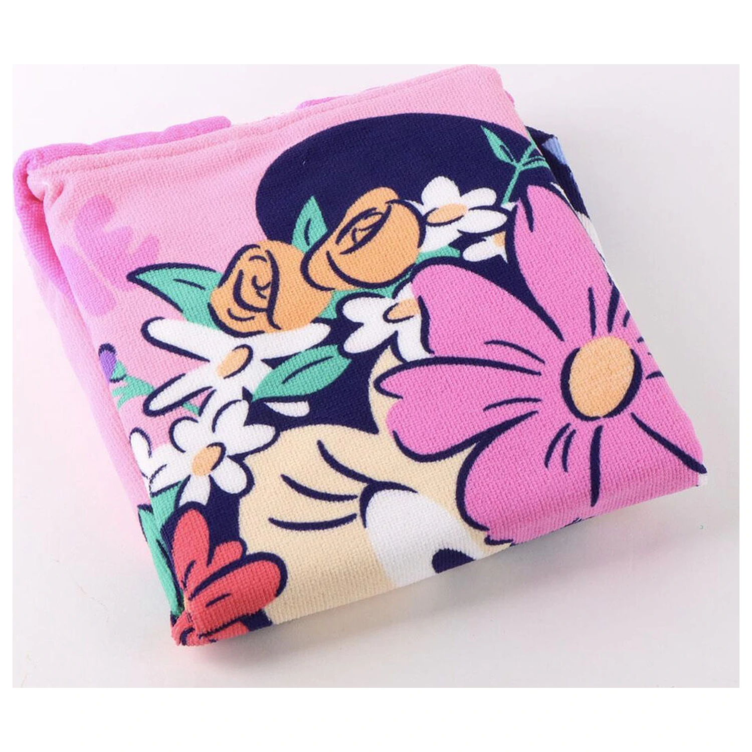 Prosop de plajă tip poncho din microfibră Disney Minnie poza produsului