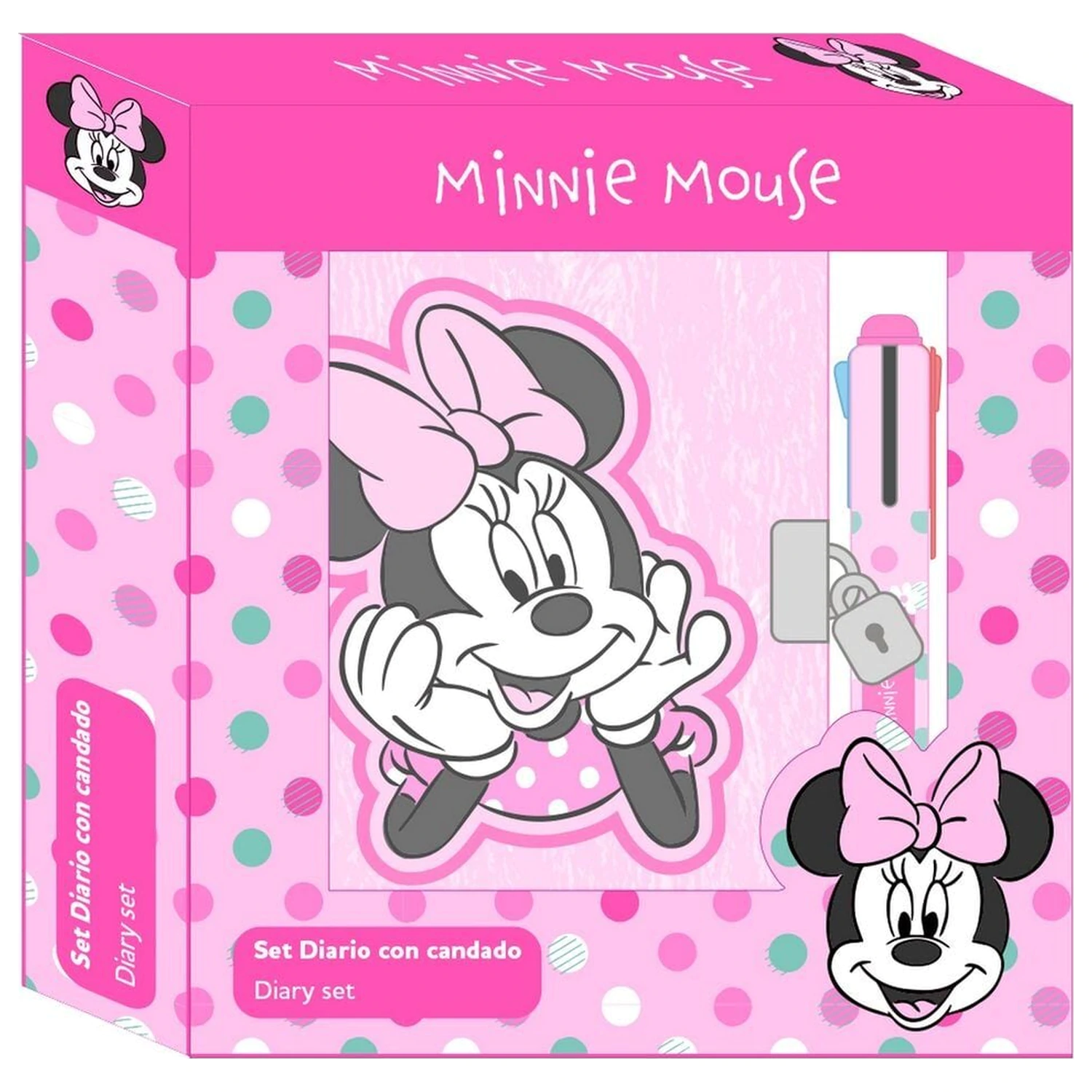 Disney Minnie Minty Jurnal + stilou cu 4 culori poza produsului