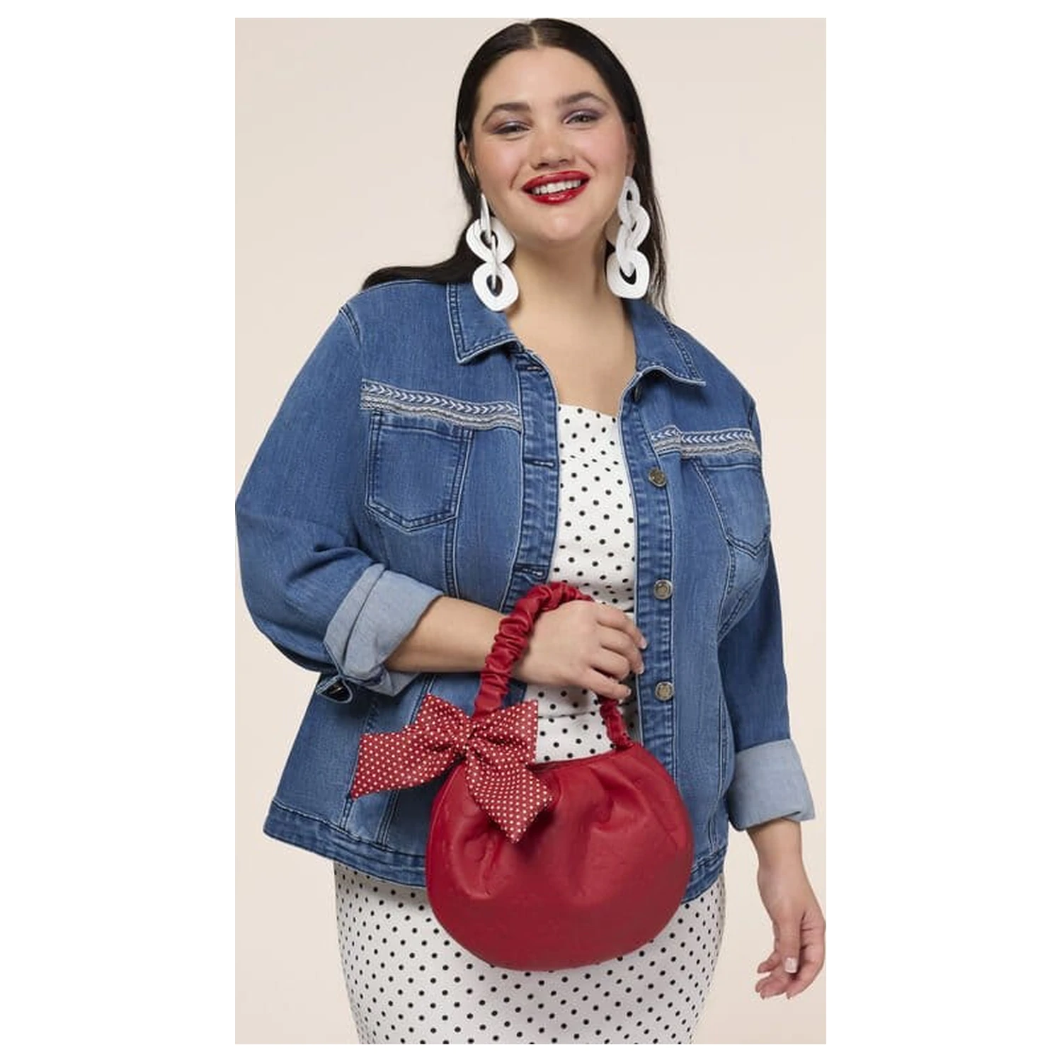 Geantă de mână Disney by Loungefly Minnie Mouse Rock the Dots poza produsului