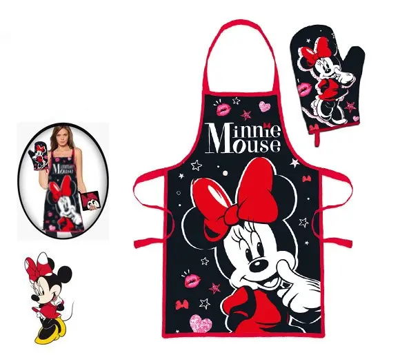 Disney Minnie Mouse Sort de bucatarie pentru femei Set din 2 piese poza produsului