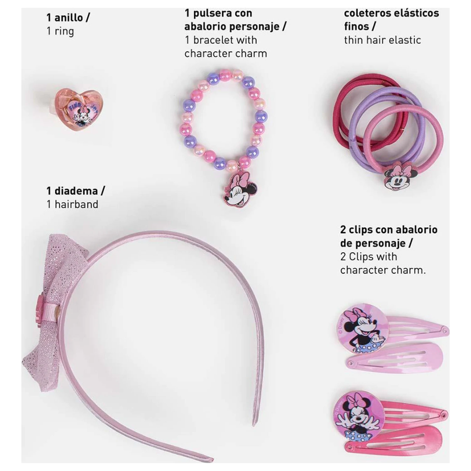 Disney Minnie On-the-Go Set Accesorii de Par poza produsului