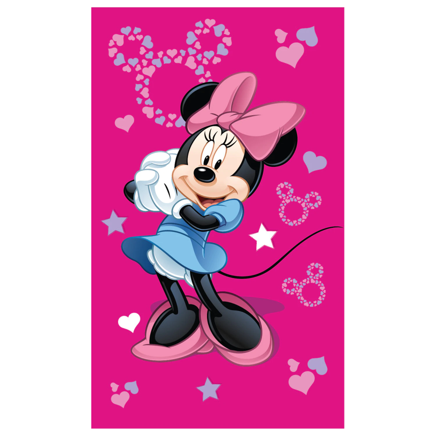 Disney Minnie Roz prosop de mana, prosop de fata, prosop poza produsului