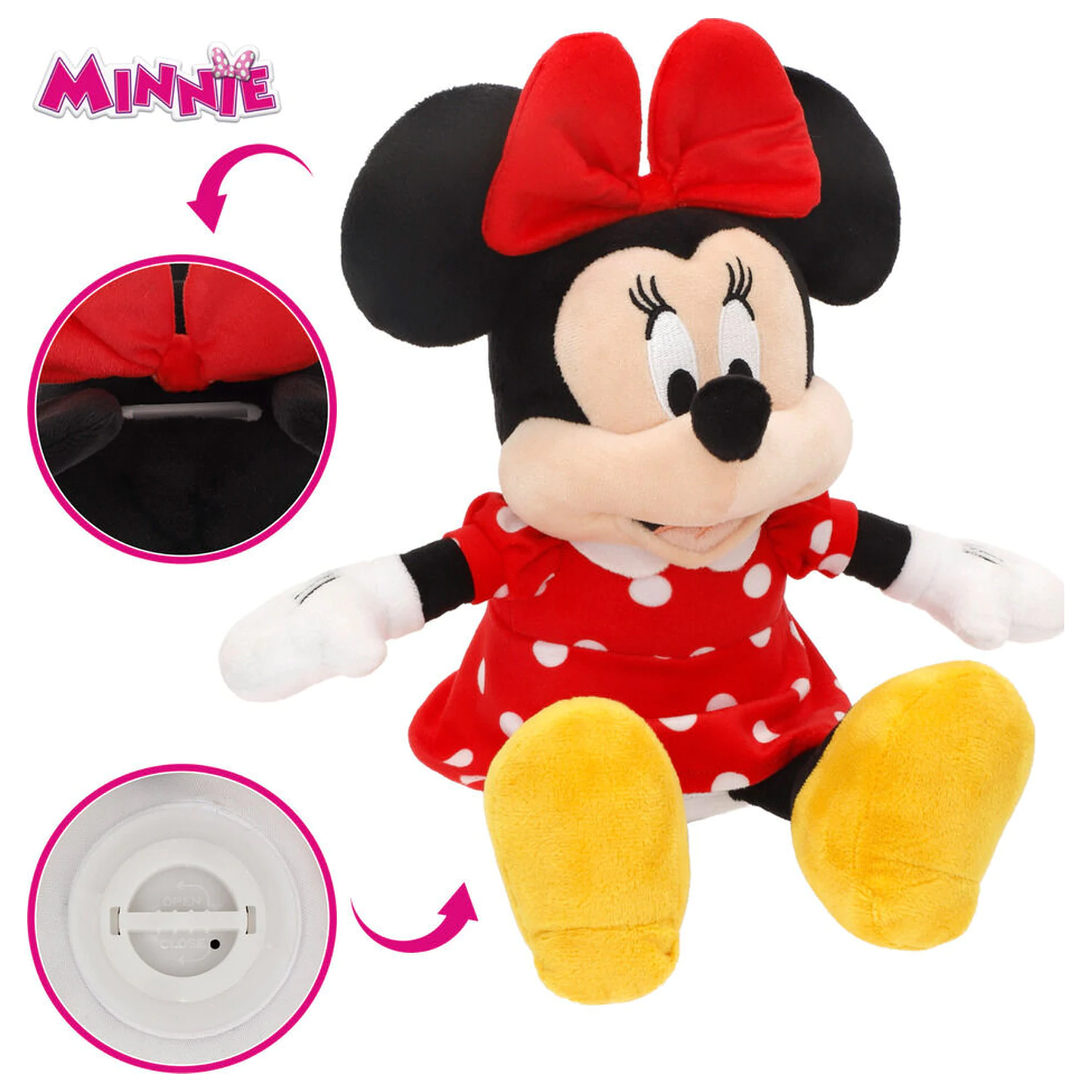 Disney Minnie pușculiță jucărie de pluș 20cm poza produsului