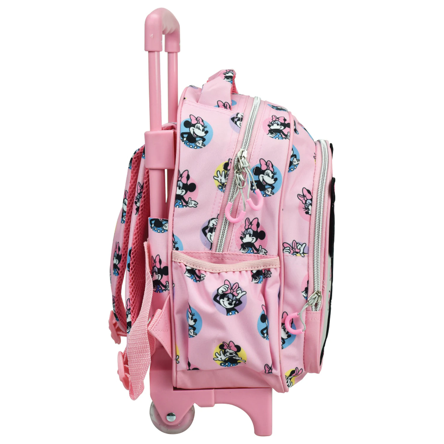 Disney Minnie Pretty in Pink ghiozdan prescolar rulant, geanta 30 cm poza produsului