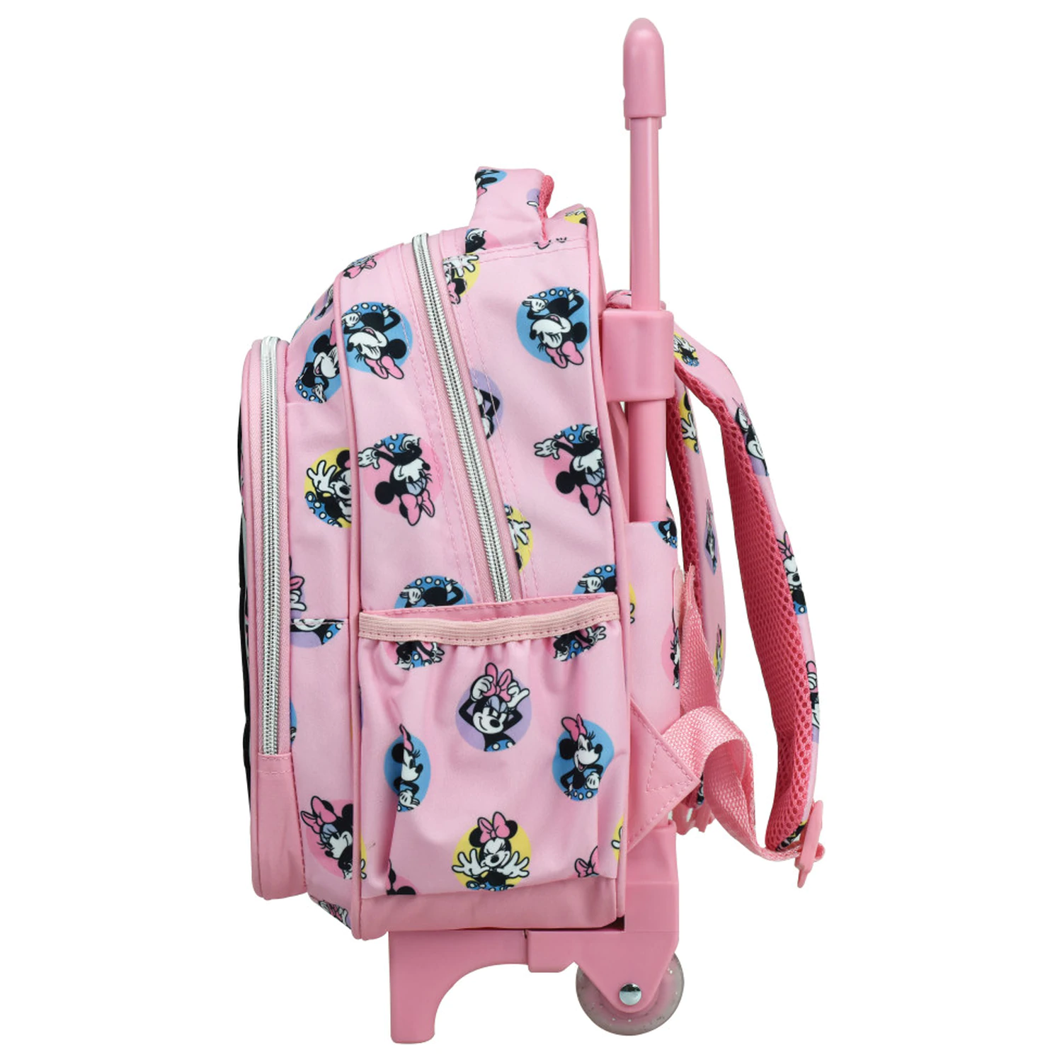 Disney Minnie Pretty in Pink ghiozdan prescolar rulant, geanta 30 cm poza produsului
