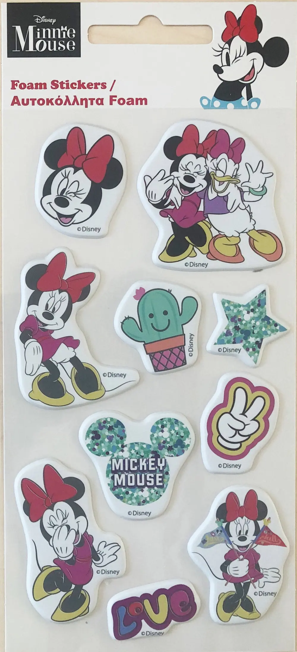 Disney Minnie Set de autocolante din spuma tip burete poza produsului