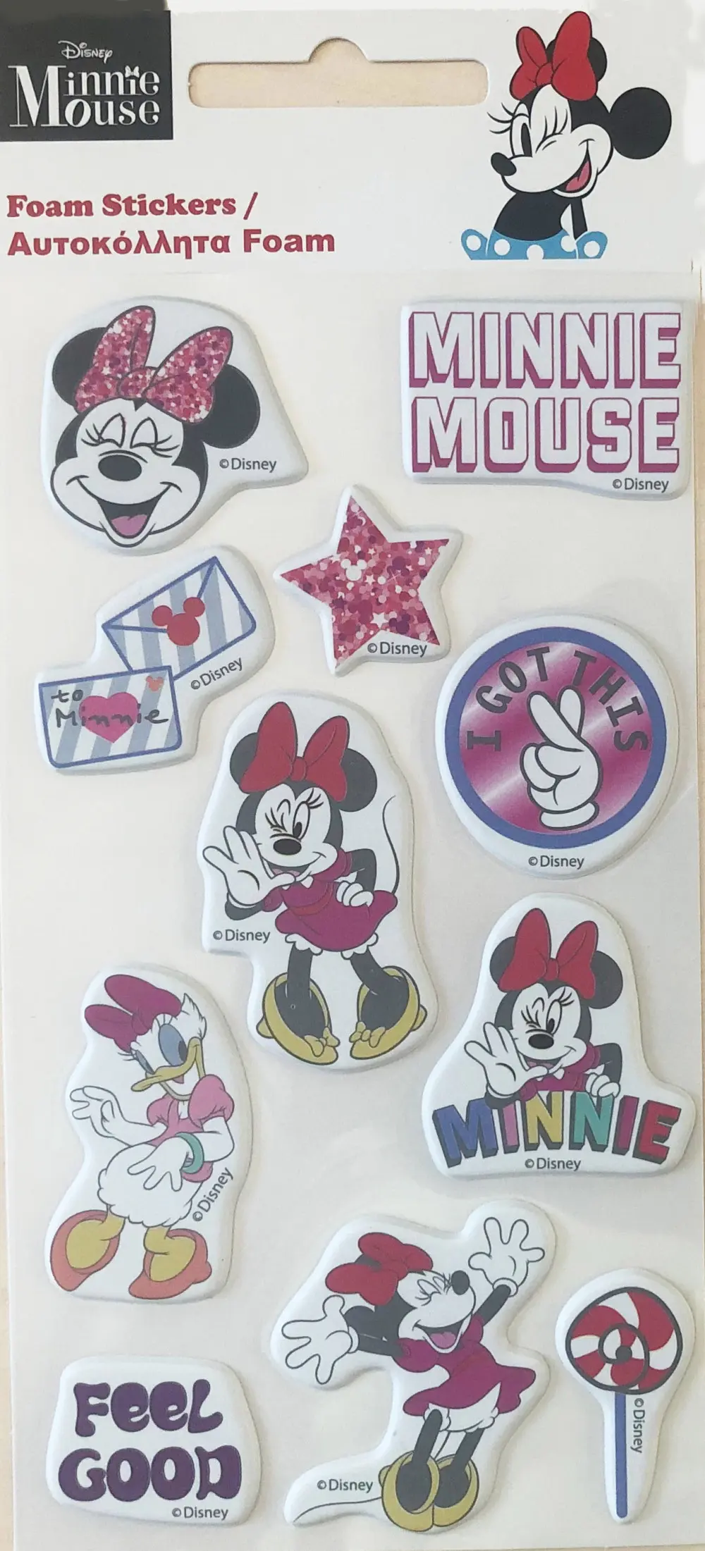 Disney Minnie Spuma Burete Autocolant Set poza produsului