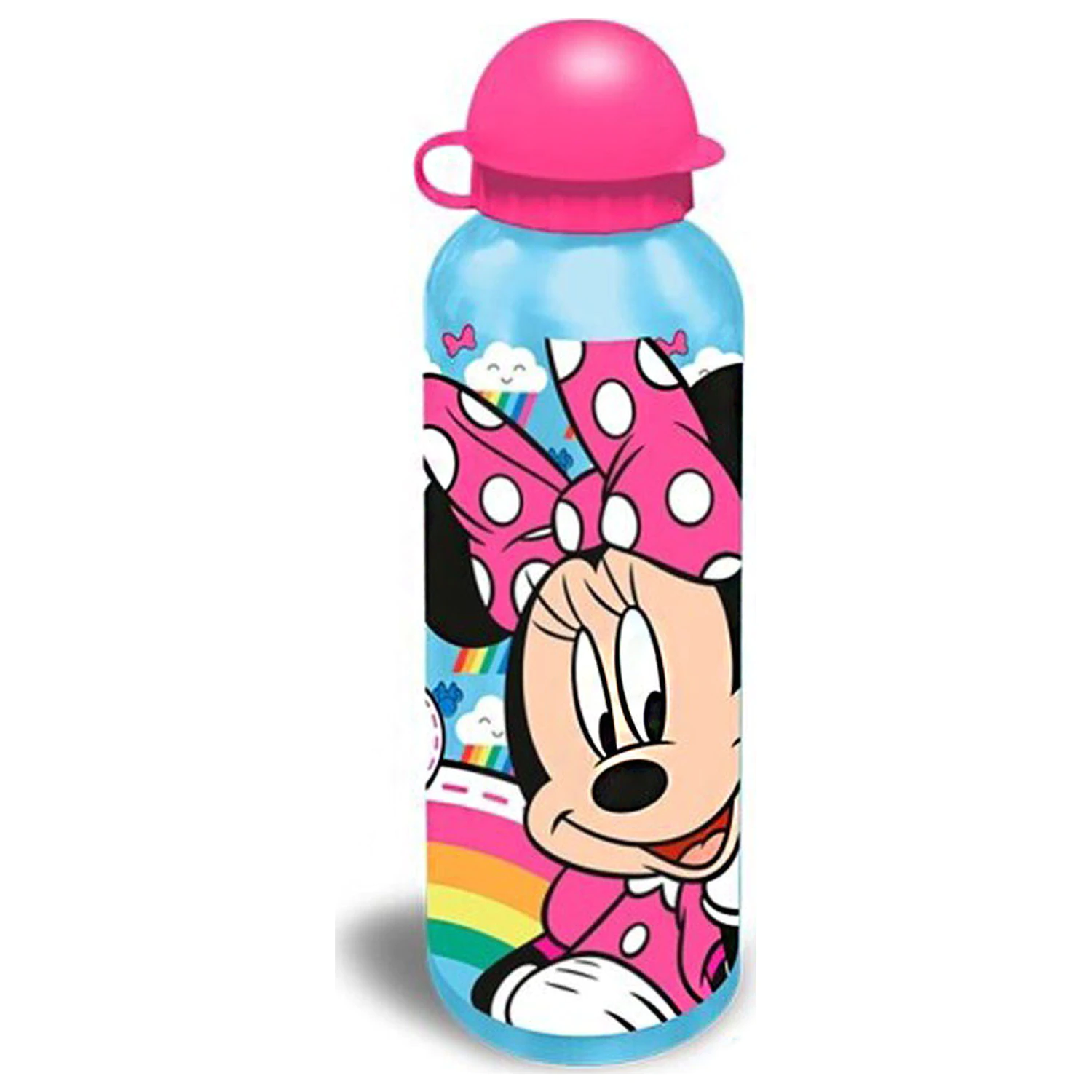 Disney Minnie Rainbow sticla de apa din aluminiu cu capac de baut 500 ml poza produsului