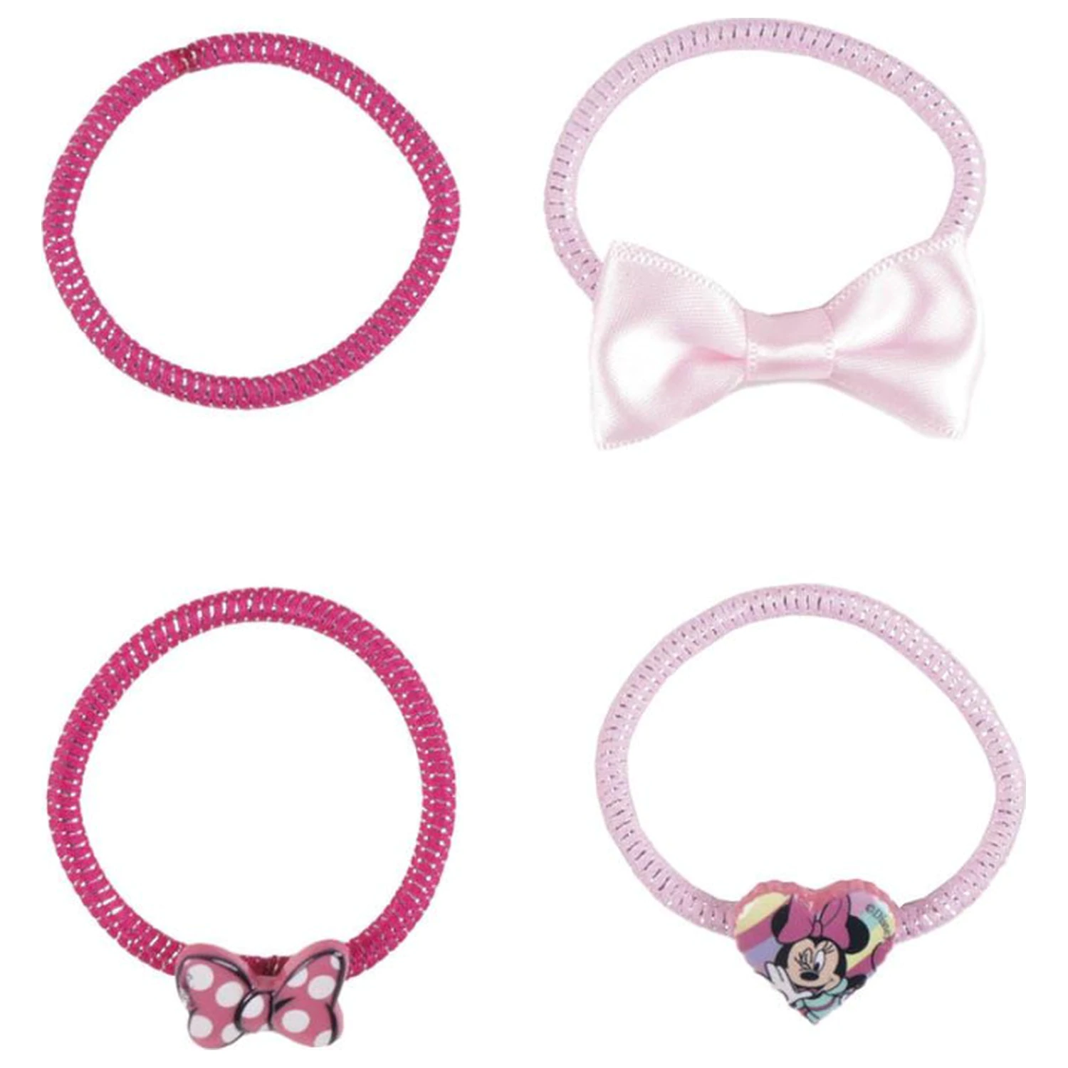 Disney Minnie Rainbow Hair Tie Set 6 bucăți poza produsului