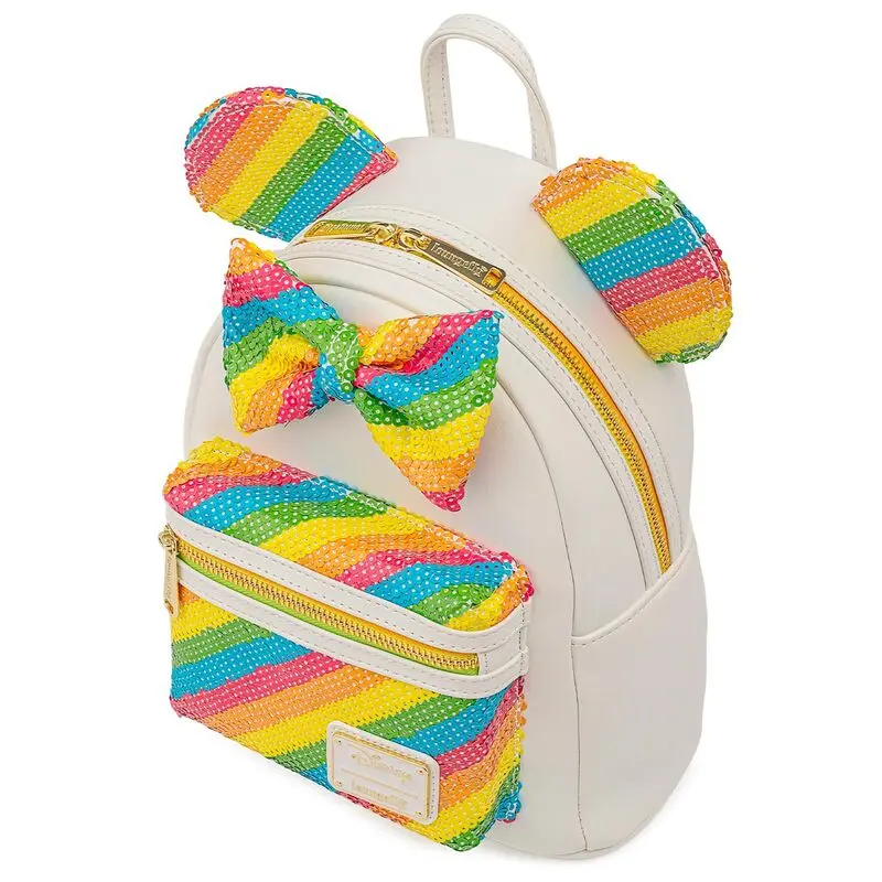 Loungefly Disney Minnie Rainbow rucsac 26cm poza produsului