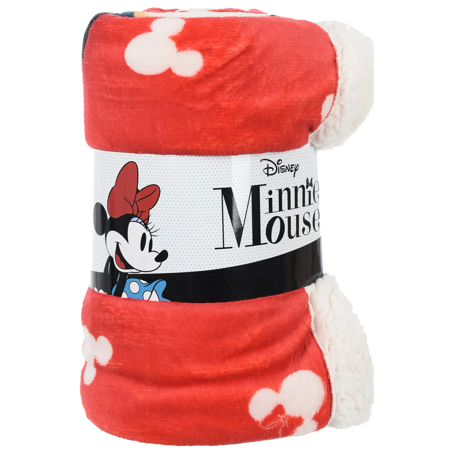 Paturica sherpa Disney Minnie Red 140x190 cm poza produsului