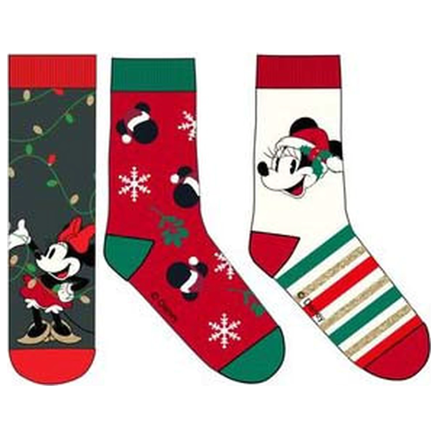 Disney Minnie Skylight Christmas ciorapi de dama 39/41 poza produsului