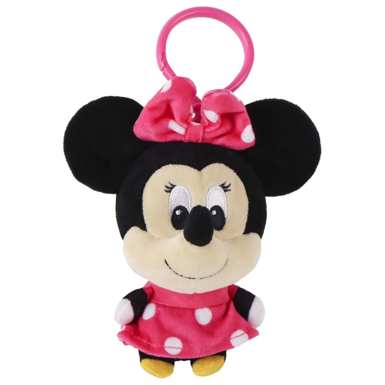 Disney Minnie Smile Figurina plus 3D cu Agatatoare, Amuleta Geanta 13 cm poza produsului