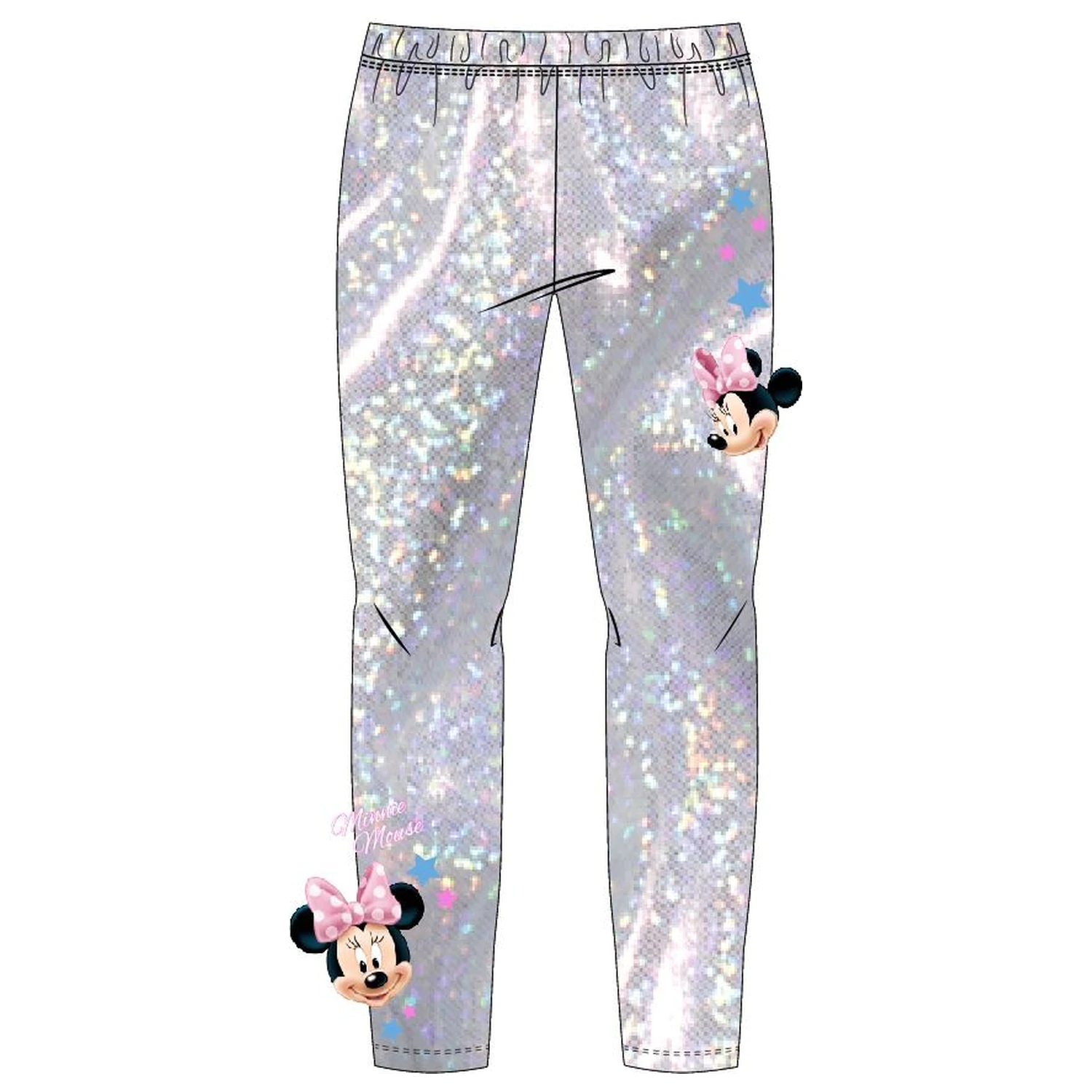 Disney Minnie Starlight colanti pentru copii holografici 4 ani / 104 cm poza produsului