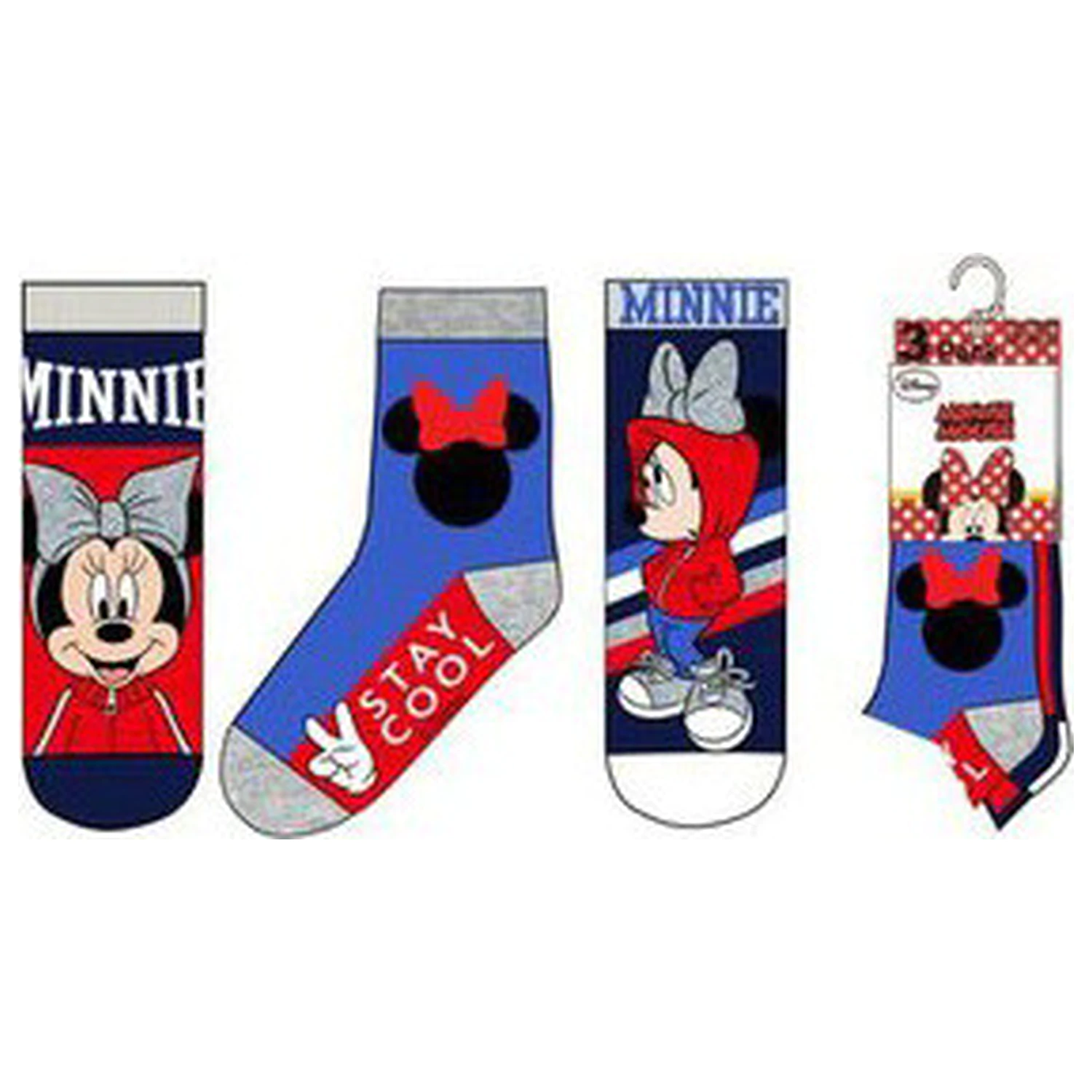 Disney Minnie Stay Cool Kids Sosete 27/30 poza produsului