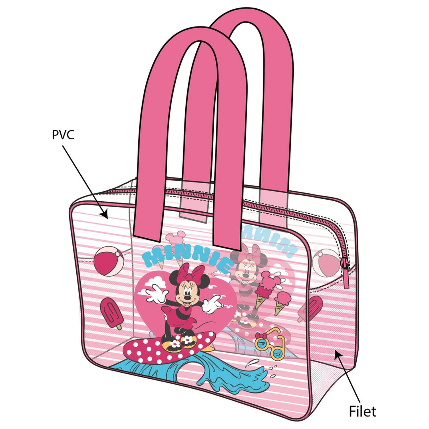 Disney Minnie geanta de plaja poza produsului