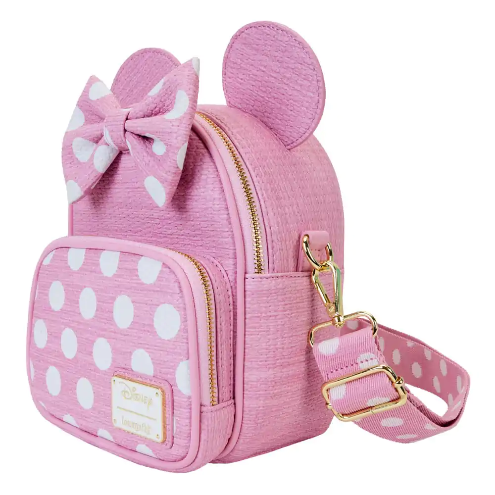 Disney by Loungefly Rucsac Mini Minnie Straw Convertible poza produsului