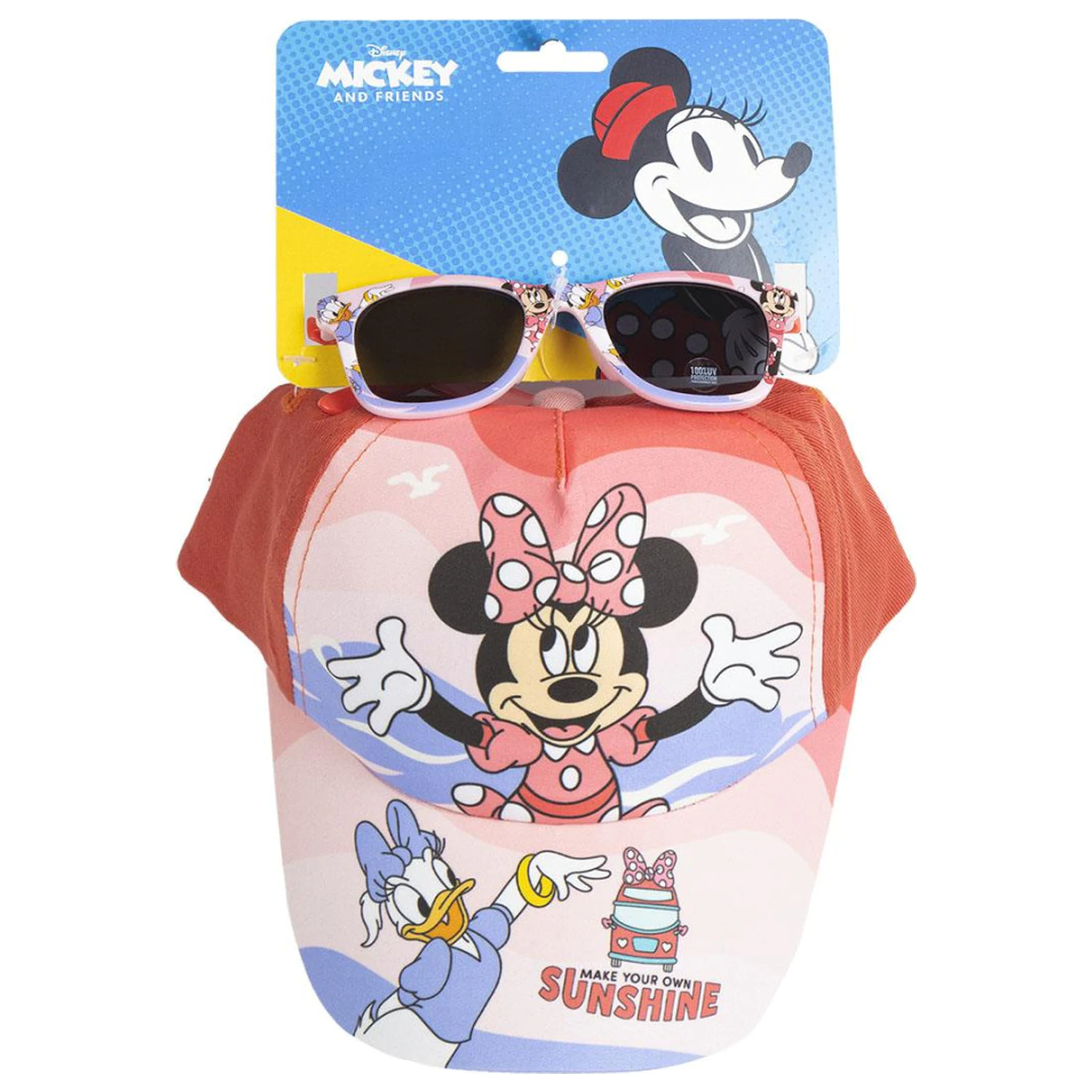 Disney Minnie Sunshine Ochelari de soare și set șapcă de baseball poza produsului