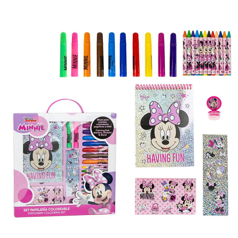 Disney Minnie set de papetărie de colorat poza produsului