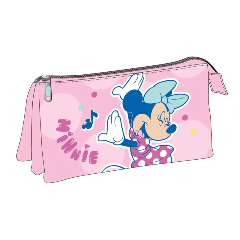 Disney Minnie etui triplu pentru creioane poza produsului