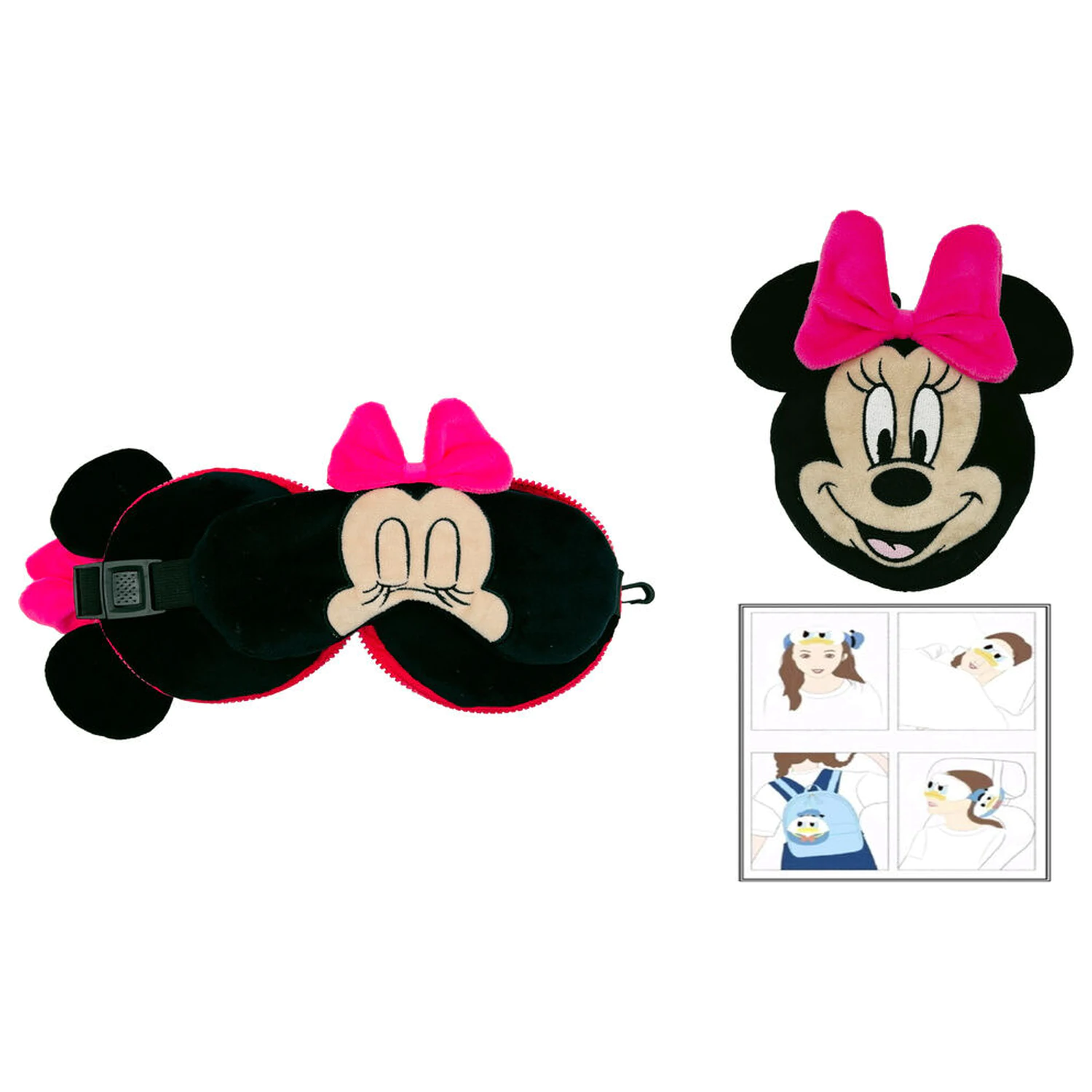 Disney Minnie perna de calatorie + masca poza produsului
