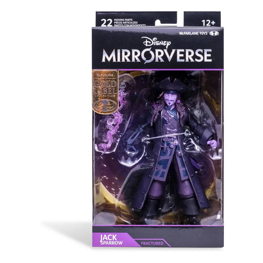 Disney Mirrorverse Figura de actiune Jack Sparrow Fractured Gold Label Series 18 cm poza produsului