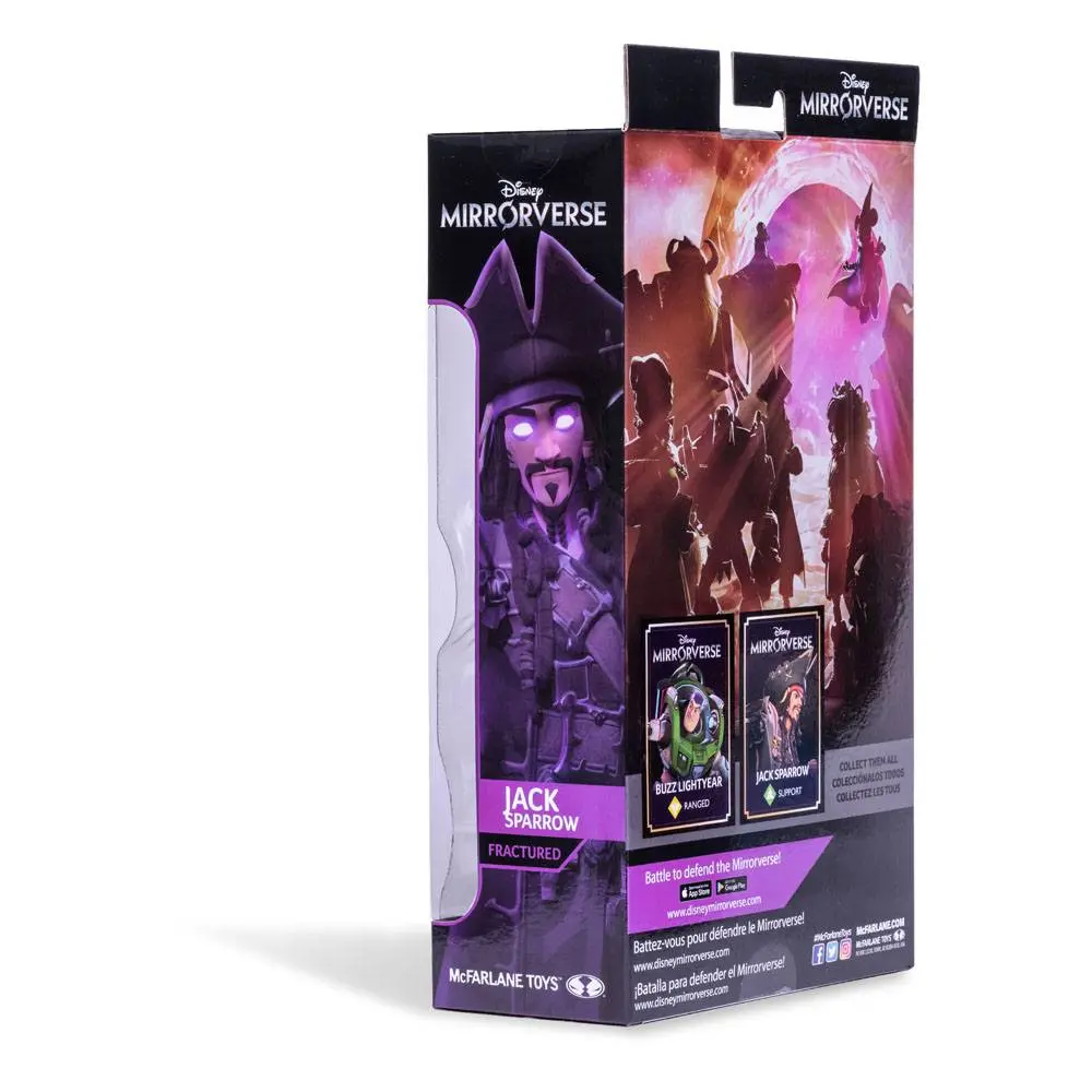 Disney Mirrorverse Figura de actiune Jack Sparrow Fractured Gold Label Series 18 cm poza produsului