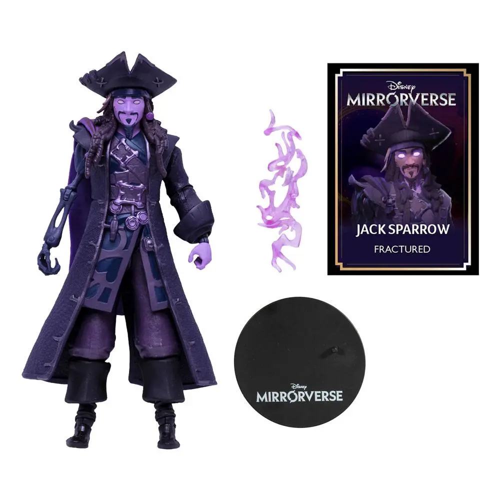 Disney Mirrorverse Figura de actiune Jack Sparrow Fractured Gold Label Series 18 cm poza produsului