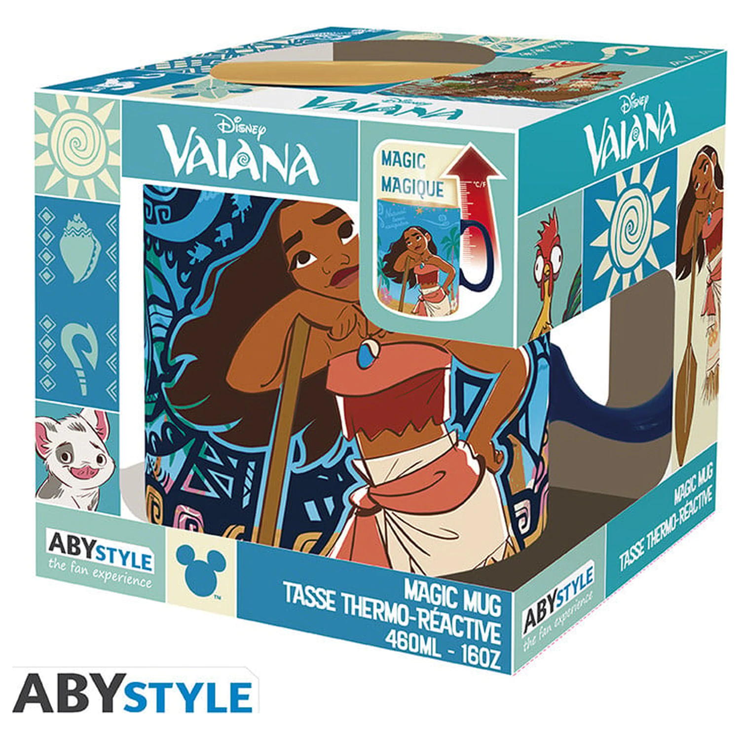 Disney Moana & Friends cana cu schimbare de caldura 460ml poza produsului