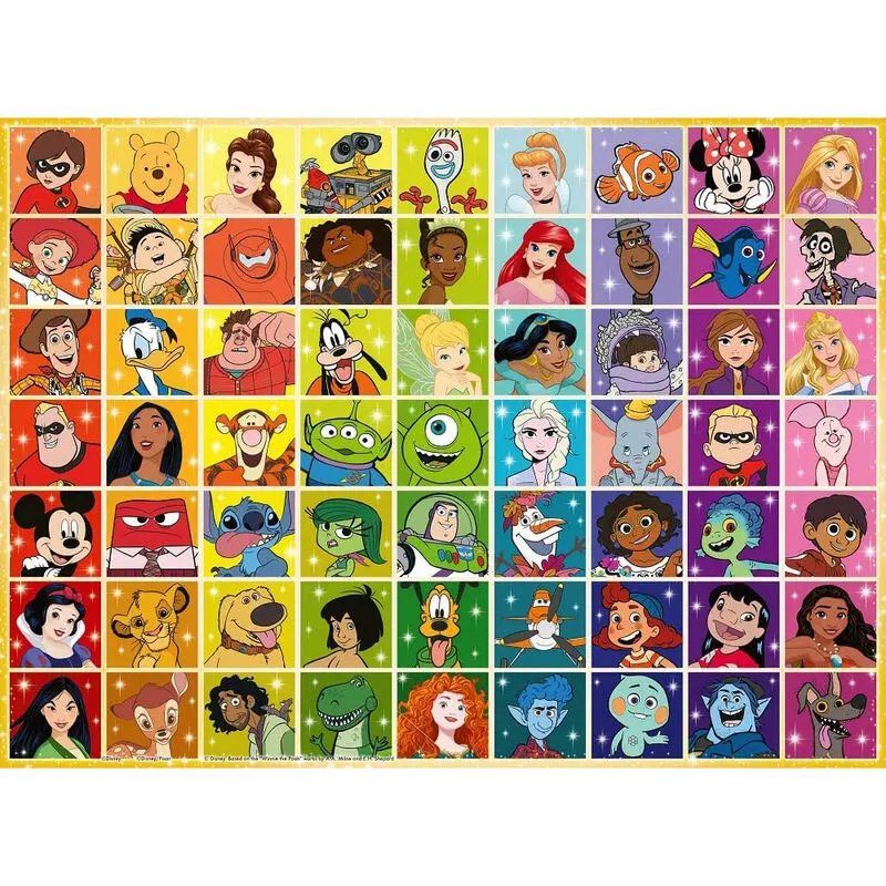Disney Multicharacter puzzle 100 piese poza produsului