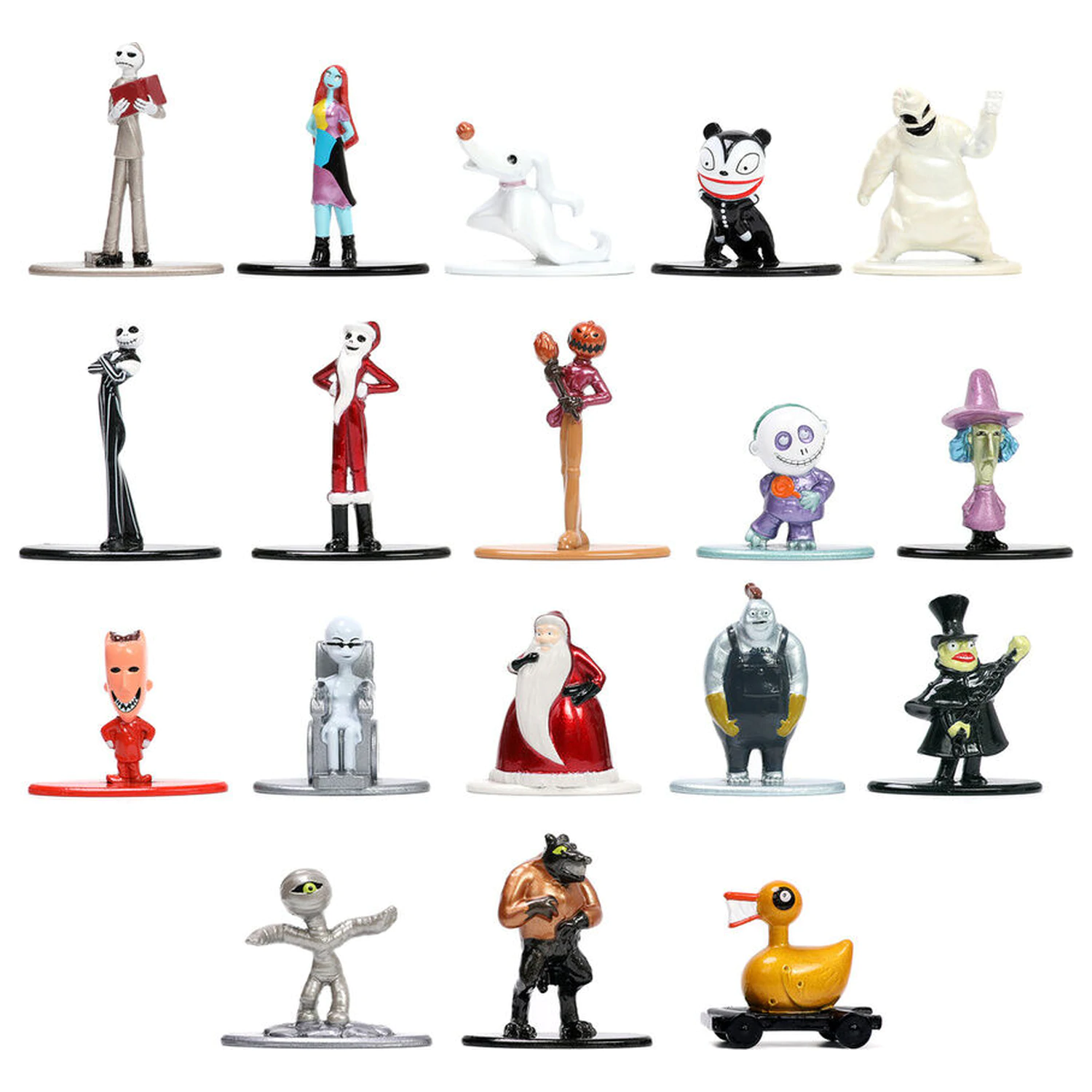 Disney Nightmare Before Christmas metalfigs pachet 18 figuri 4 cm poza produsului