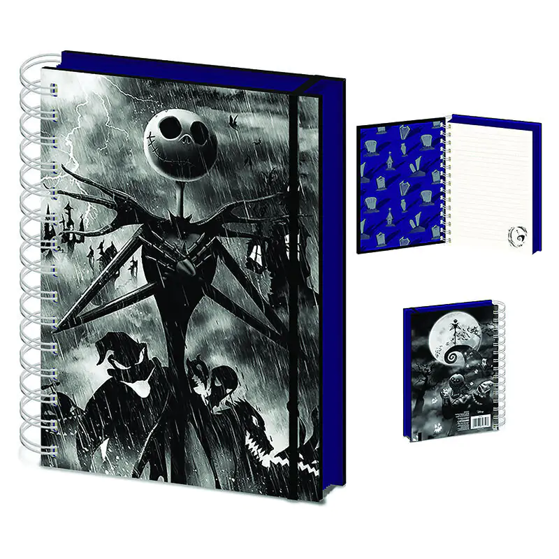 Disney Nightmare Before Christmas caiet lenticular A5 poza produsului