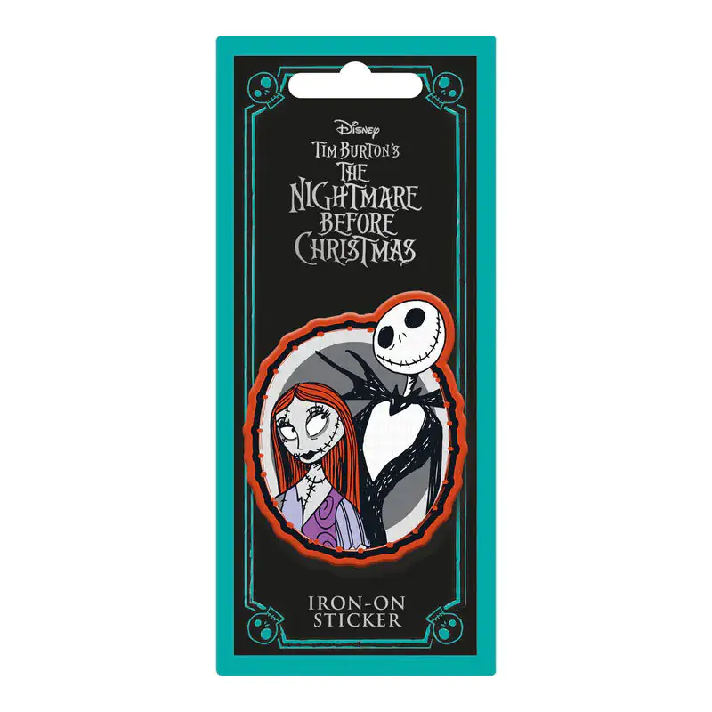 Disney Nightmare Before Christmas Jack & Sally sticker brodat poza produsului