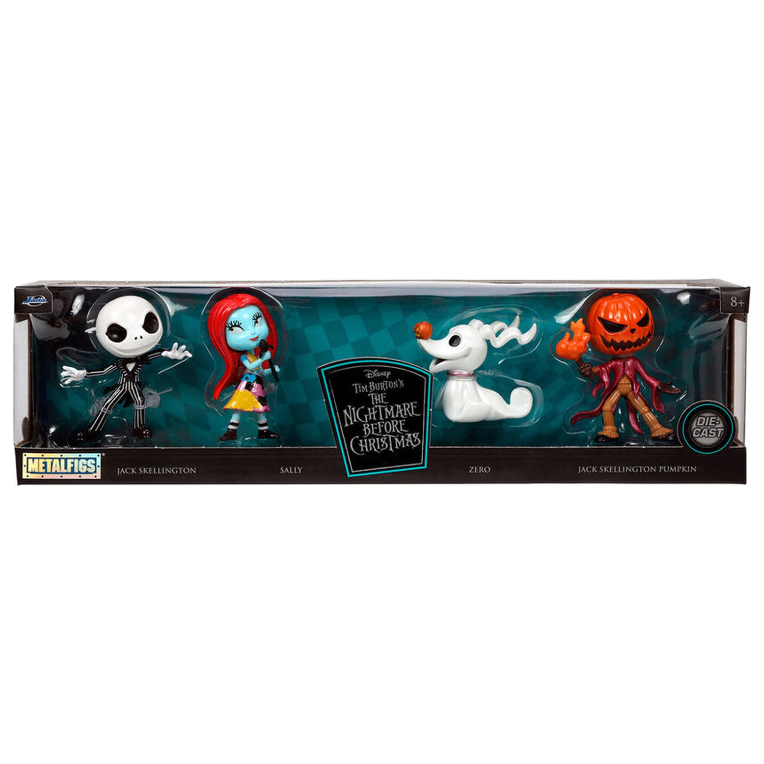 Disney Nightmare Before Christmas metalfigs pack 4 figurine 7cm poza produsului