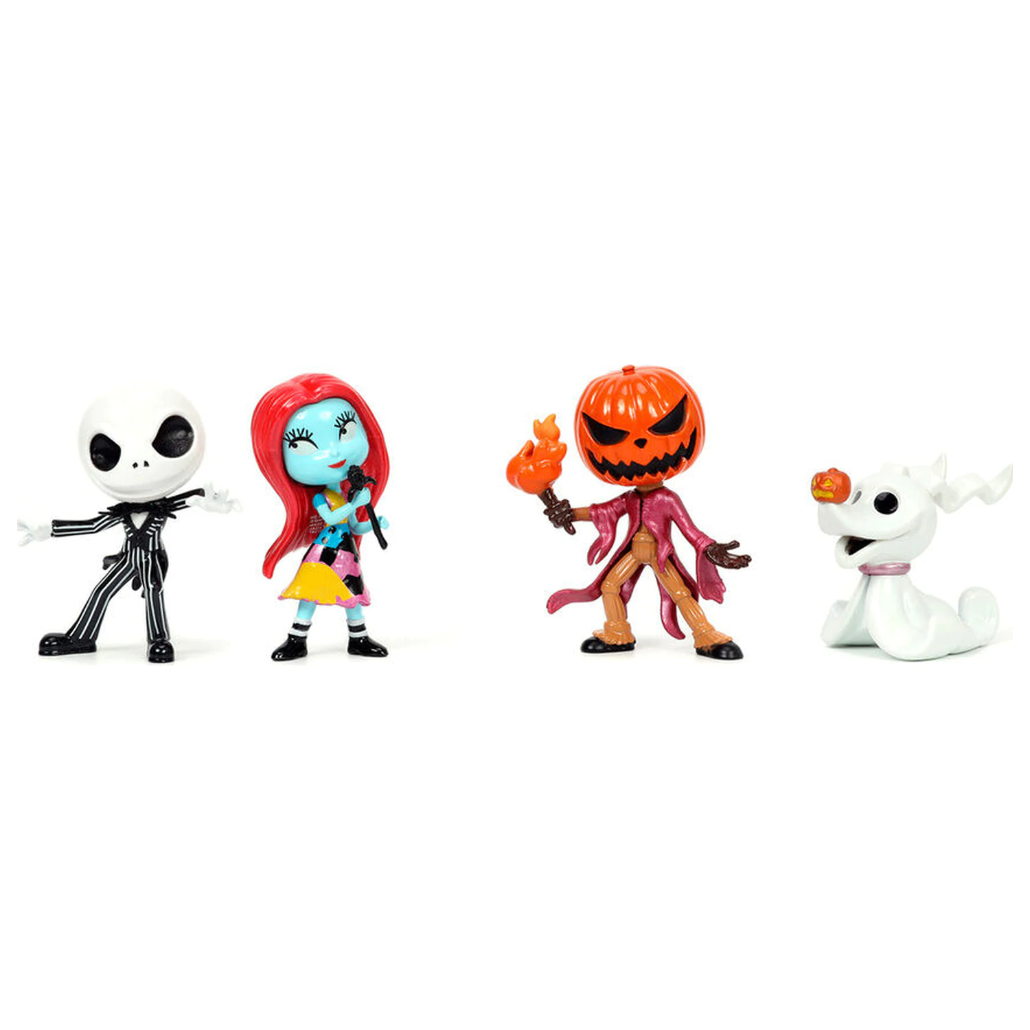 Disney Nightmare Before Christmas metalfigs pack 4 figurine 7cm poza produsului