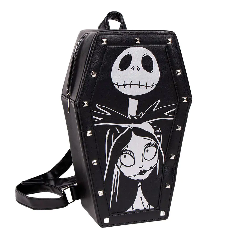 The Nightmare before Christmas Fashion - Rucsac din piele artificială în formă de sicriu Jack poza produsului