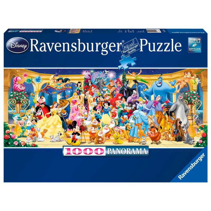 Puzzle tip panoramă Disney cu fotografie de grup (1000 piese) poza produsului