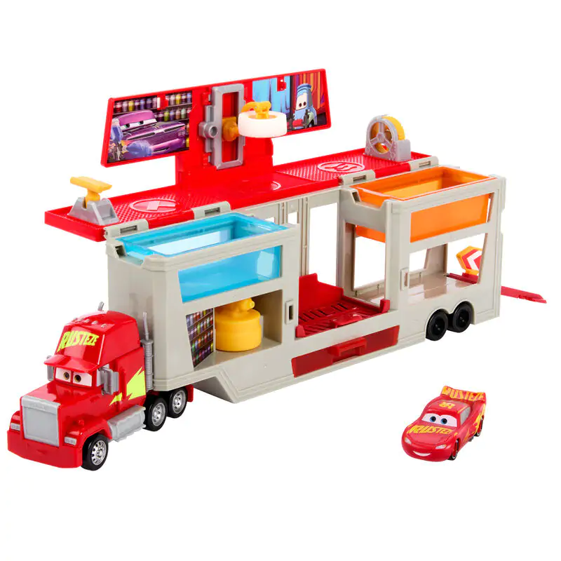 Disney Pixar Cars Atelier Mobil de Vopsit Mack poza produsului