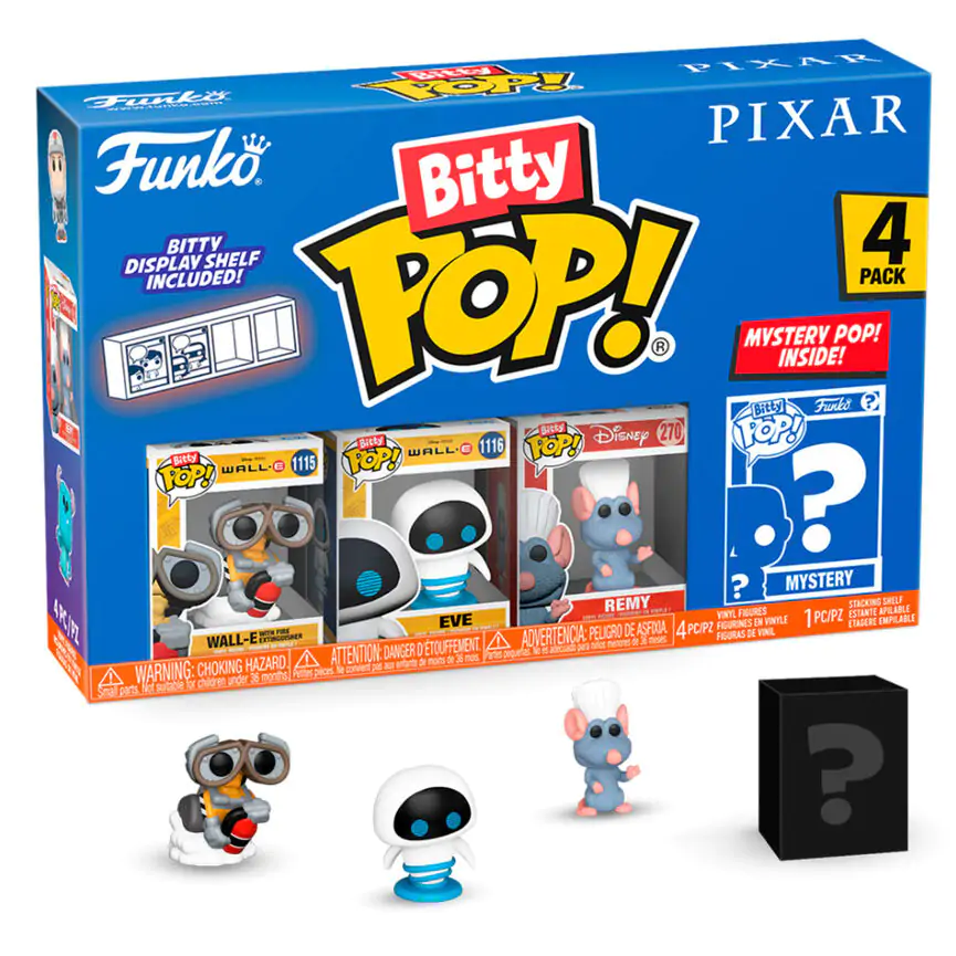 Disney Pixar Bitty Funko POP! Figurina Vinil 4-Pack Wall-E poza produsului