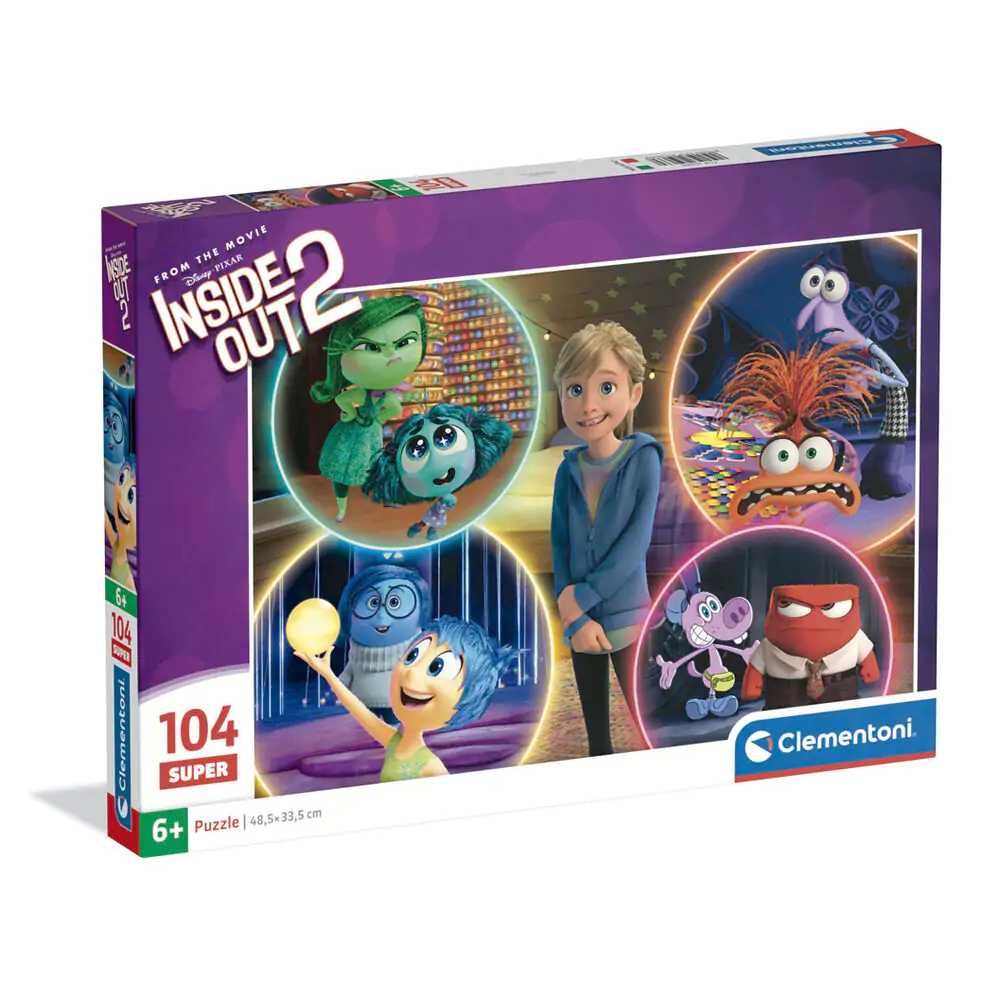 Disney Pixar Inside Out 2 super puzzle 104 piese poza produsului