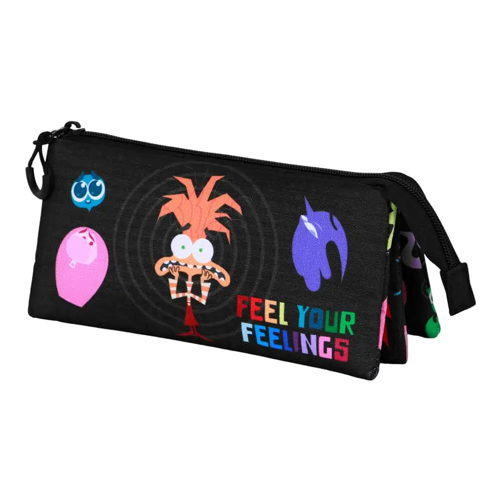 Disney Pixar Inside Out 2 etui triplu pentru creioane poza produsului