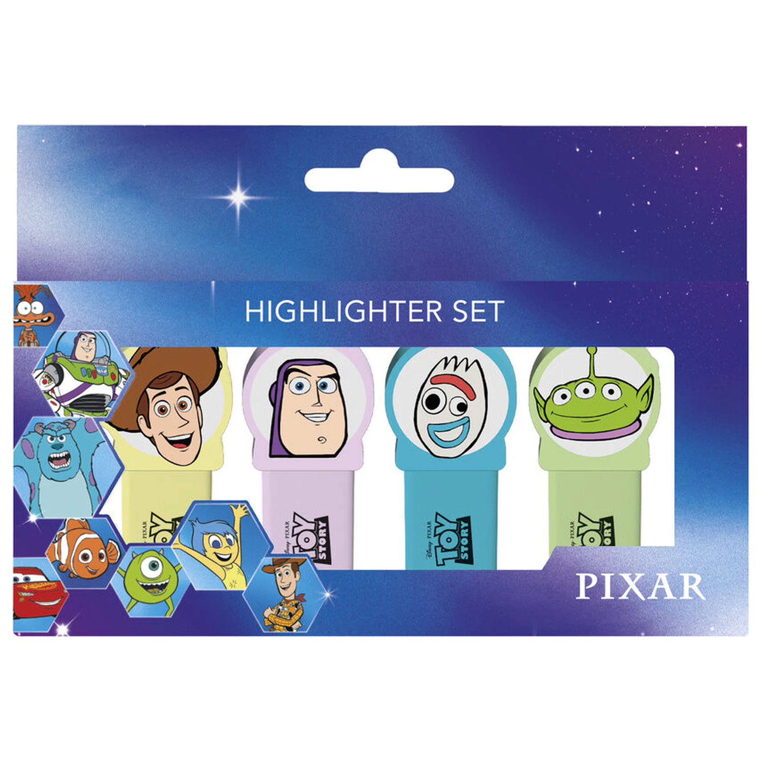 Disney Pixar Toy Story set de 4 markere cu topper poza produsului
