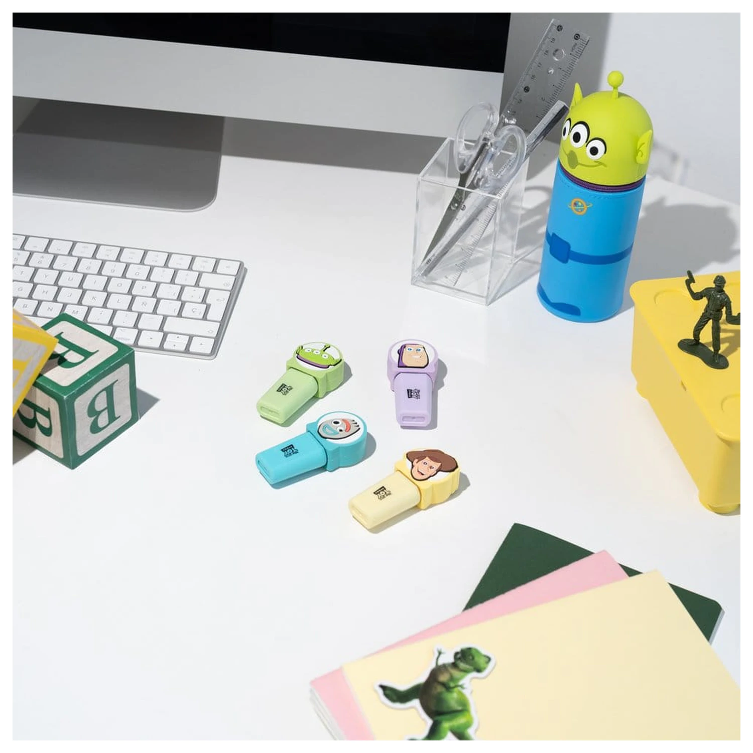 Disney Pixar Toy Story set de 4 markere cu topper poza produsului